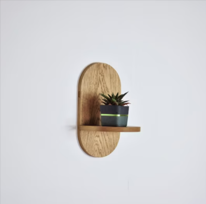Arched Living Lounge Drawing Room Floating Shelf