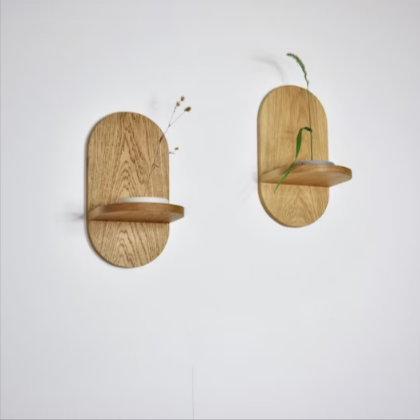 Arched Living Lounge Drawing Room Floating Shelf