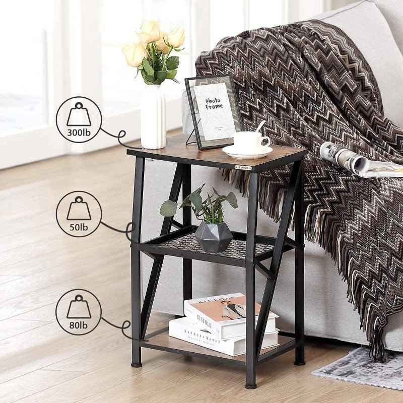 Indian Classic Rustic Sofa Side Table