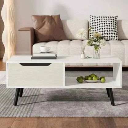 Jijaro Elegant Living Lounge Coffee Rectangle Center Table