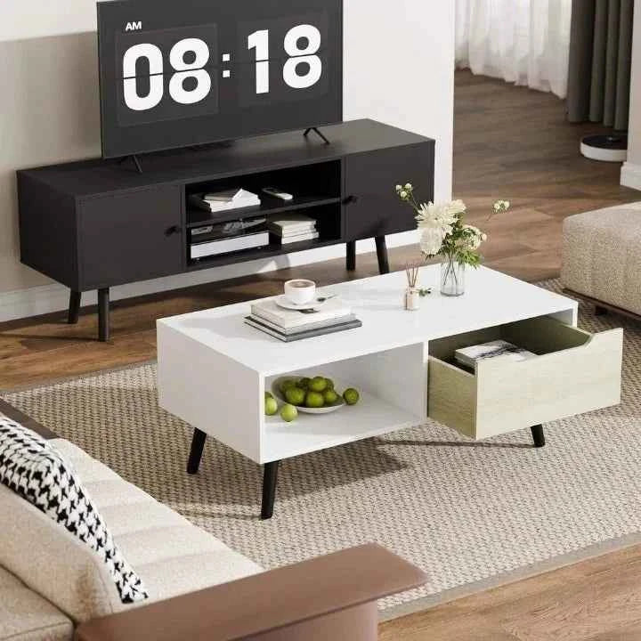 Jijaro Elegant Living Lounge Coffee Rectangle Center Table