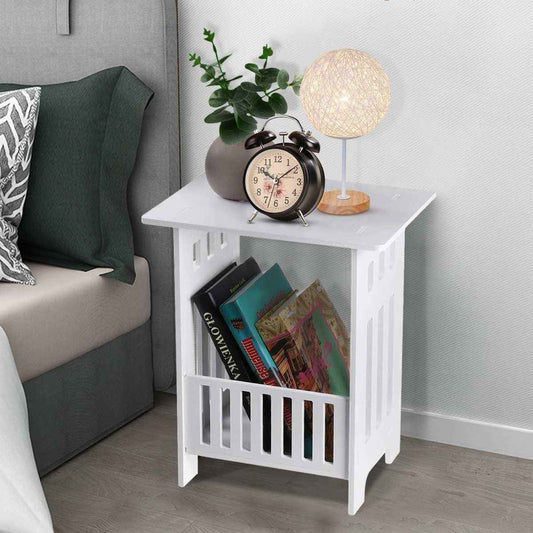 Kairox Modern Bedside Organizer Side Table