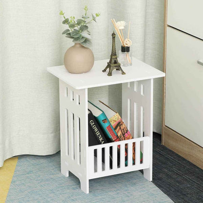 Kairox Modern Bedside Organizer Side Table
