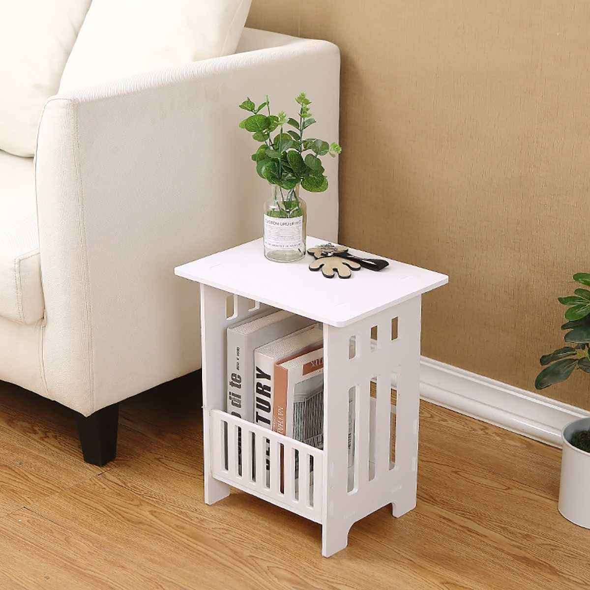 Kairox Modern Bedside Organizer Side Table