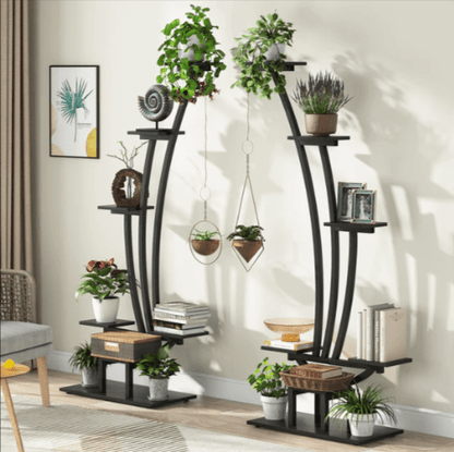 ARA Curved Plant Shelf Rack Decor