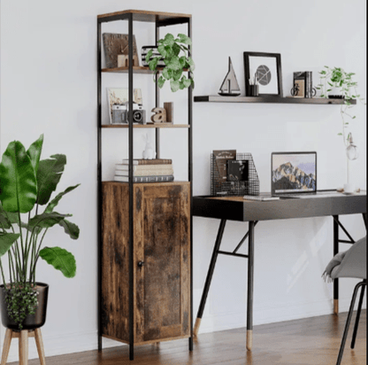 Leigh Freestanding Kitchen Bathroom Organizer Cabinet Rack