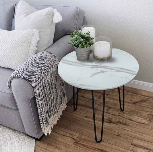 Lustre Shakes Living Lounge Center Side Hairpin Table