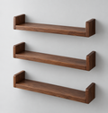 Modern Wooden Wall Shelf Set