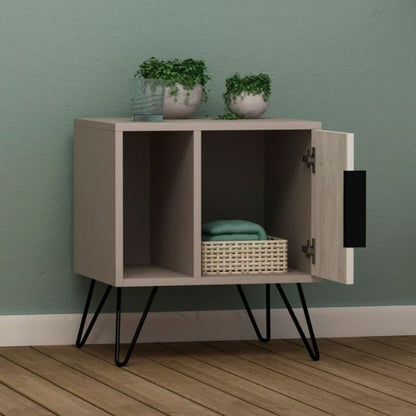 Montrose House Side Hairpin Nightstand Table