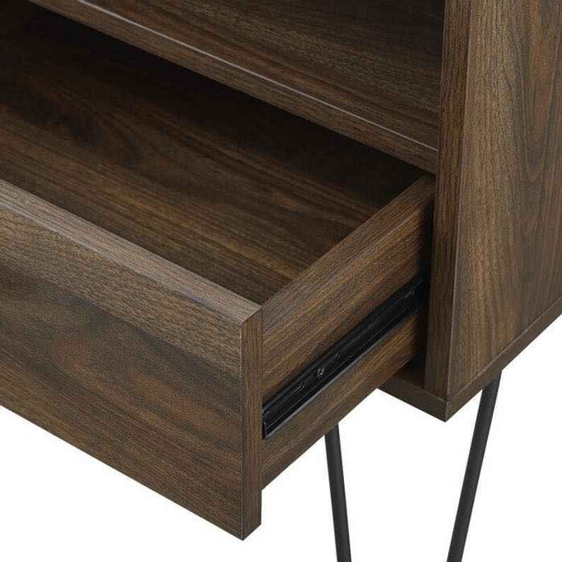Rustic Side Living Lounge Center Side Hairpin Table