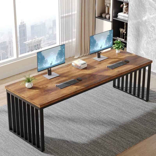 Ravailo Long Computer Home Office Computer Laptop Writing Desk