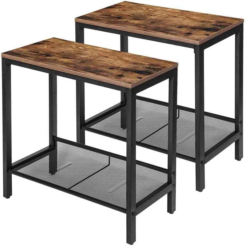 Sandra Iron Nightstand Bed Side Sofa Table