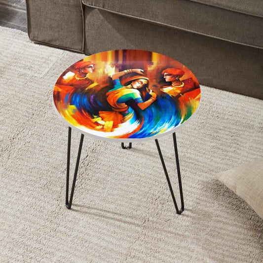 Odissi Living Lounge Center Soda Coffee Side Hairpin Table