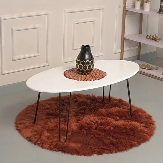Old Oval Elm Hairpin Table