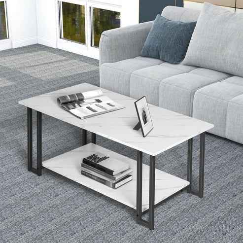 Otusuki 2 Tier Coffee Center Serving Table
