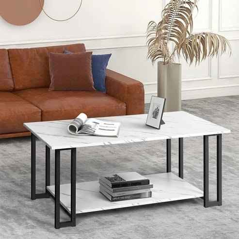 Otusuki 2 Tier Coffee Center Serving Table