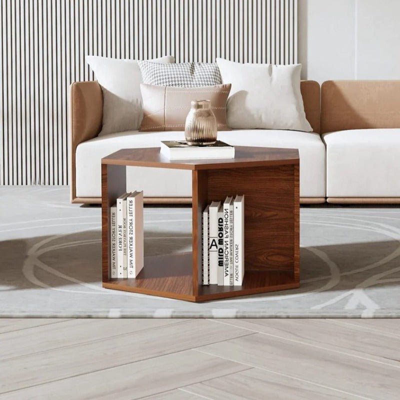 Espresso Multiuse Solid Wood Living Lounge Drawing Center Side Table