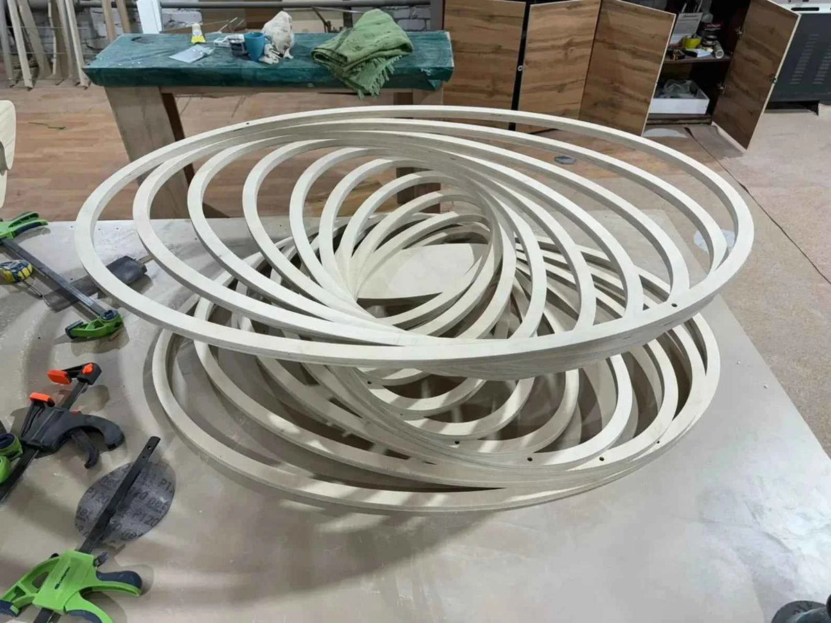 Parametric 3D Living Lounge Center Coffee Table - Only in ISL & LHR