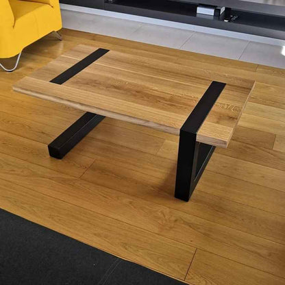 Stahl Holz Center Coffee Table