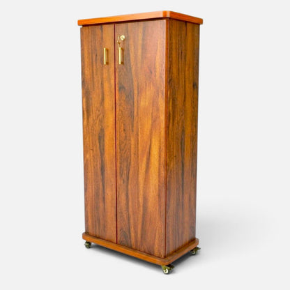 Movable Wheels Storage Cupboard Rack With Removable Adjustable Shelves - Elegance Antique Store
