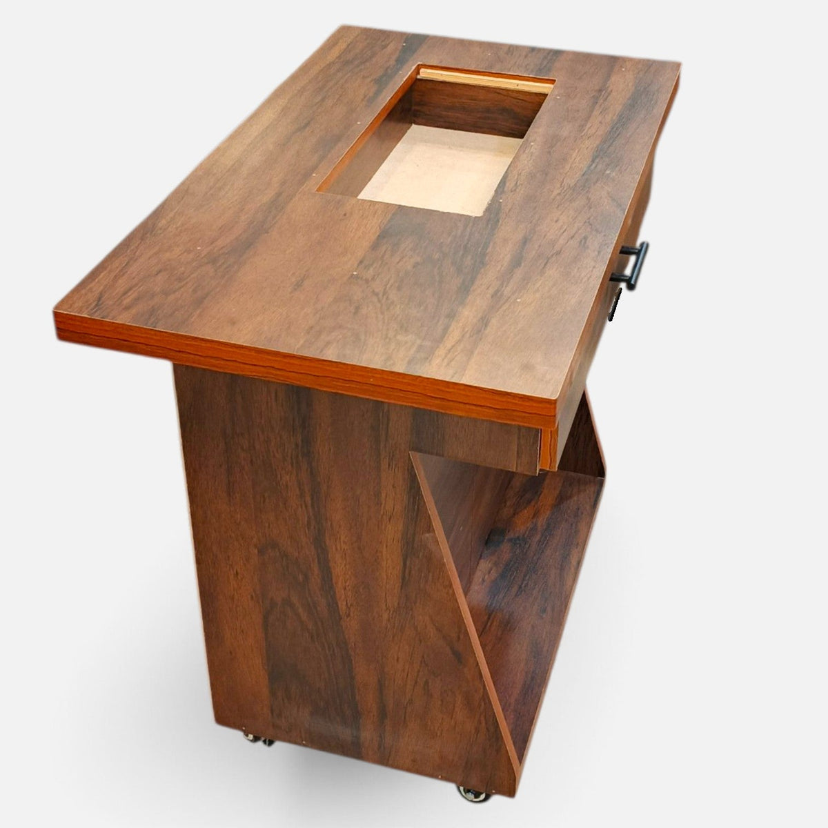 Movable Sewing Machine Table With Wheels Drawer & Storage - Elegance Antique Store