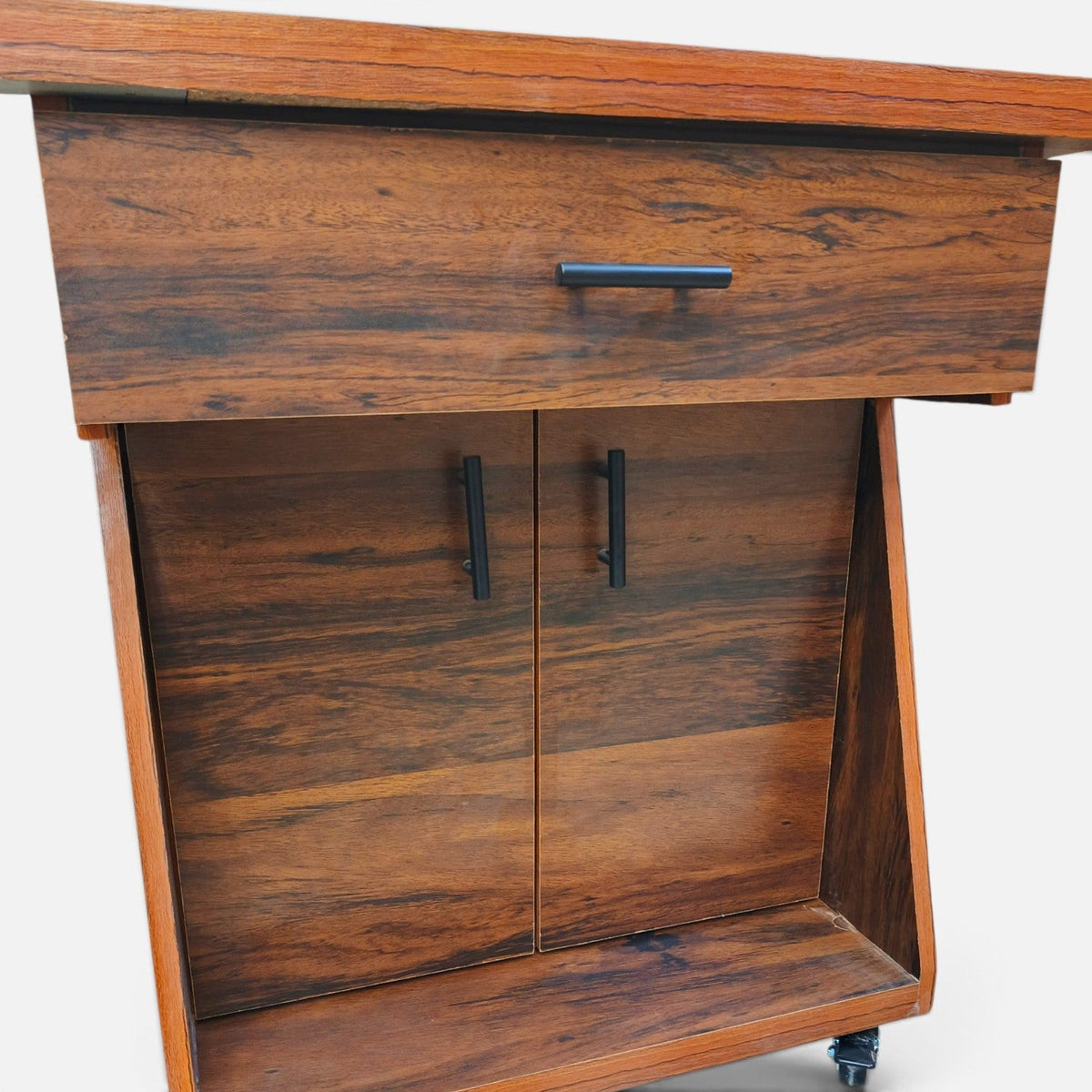Movable Sewing Machine Table With Wheels Drawer & Storage - Elegance Antique Store