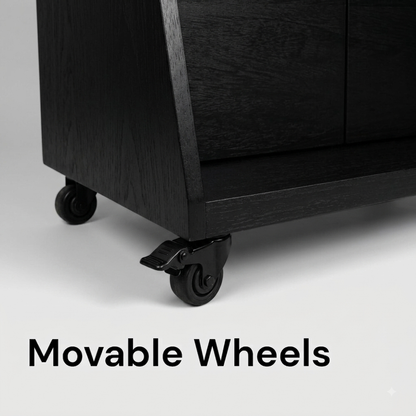 Movable Sewing Machine Table With Wheels Drawer & Storage - Elegance Antique Store