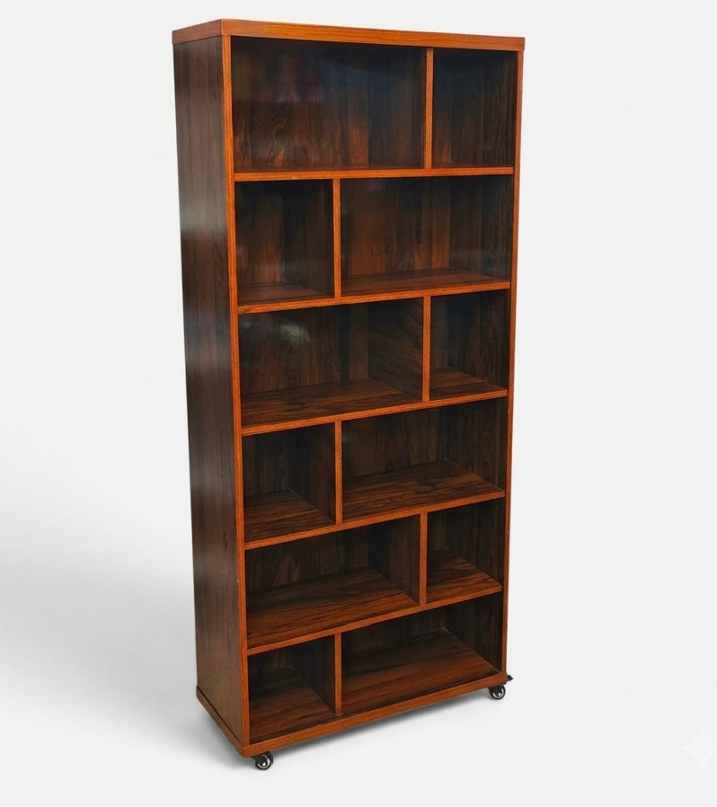 Books & Lounge Organizer Space Saving Storage Rack With Movable Wheels - Elegance Antique Store
