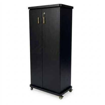 Movable Wheels Storage Cupboard Rack With Removable Adjustable Shelves - Elegance Antique Store