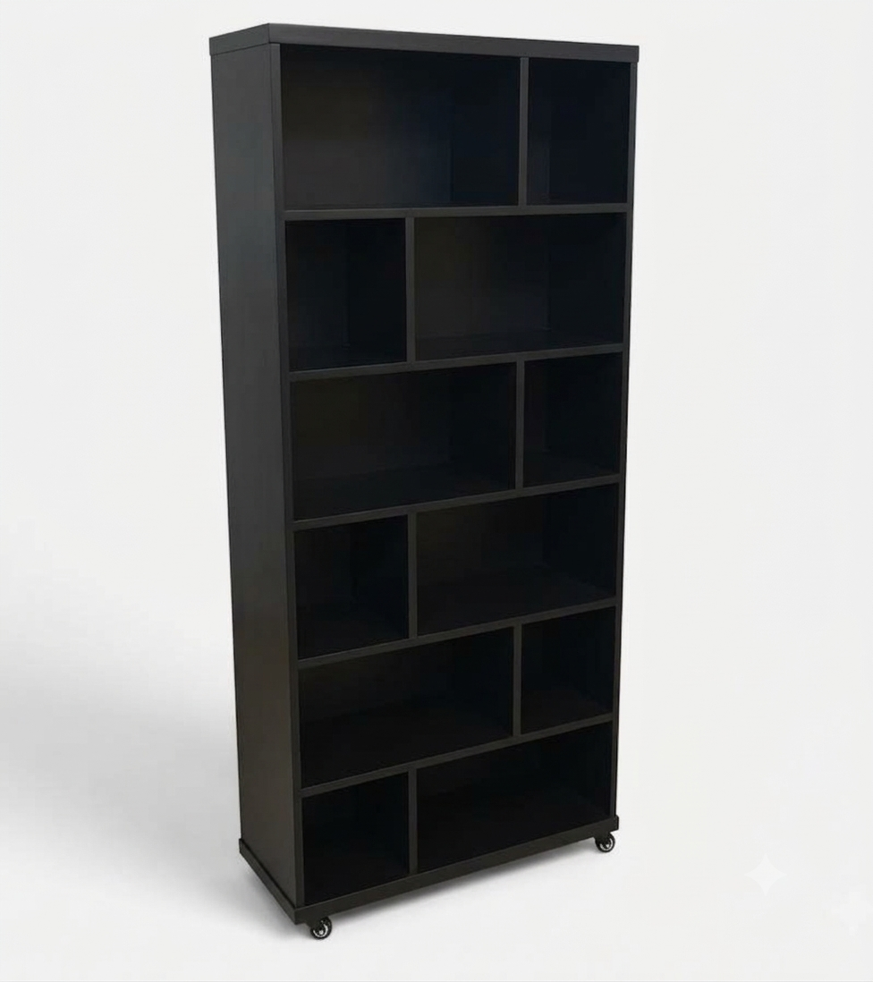 Books & Lounge Organizer Space Saving Storage Rack With Movable Wheels - Elegance Antique Store