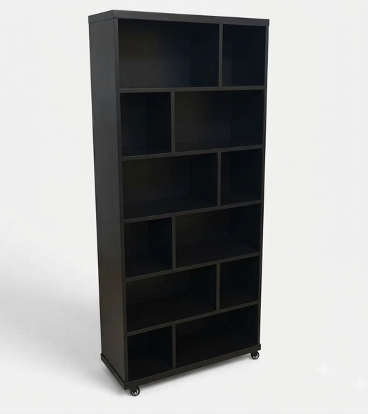 Books & Lounge Organizer Space Saving Storage Rack With Movable Wheels - Elegance Antique Store