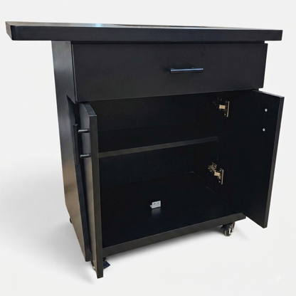 Movable Sewing Machine Table With Wheels Drawer & Storage - Elegance Antique Store