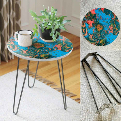 Shining Pool Living Lounge Center Side Sofa Hairpin Table