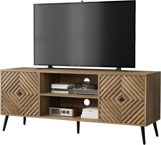 Smuxee Living Lounge LED Media Console Table