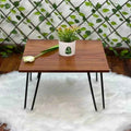 Square Sterling Living Lounge Drawing Room Side Center Table (Shisham Wood)