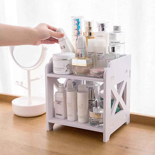 Sundries Waterproof PVC Desktop Rack (2 Tier)