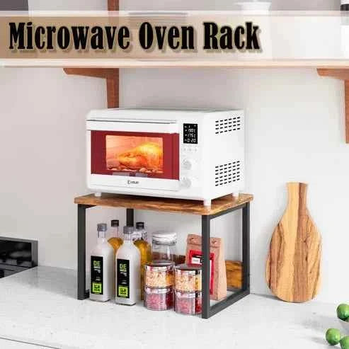 Tinieola Microwave Spice Organizer Utensils Standard Bakers Rack
