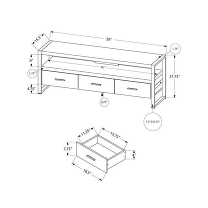 Hallatrow Lounge TV Console Table