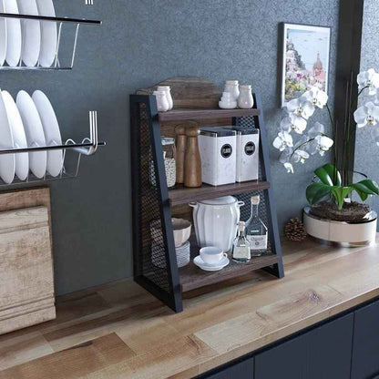 Trestle Modern Spice Coffee Kitchen Organizer Storage Rack
