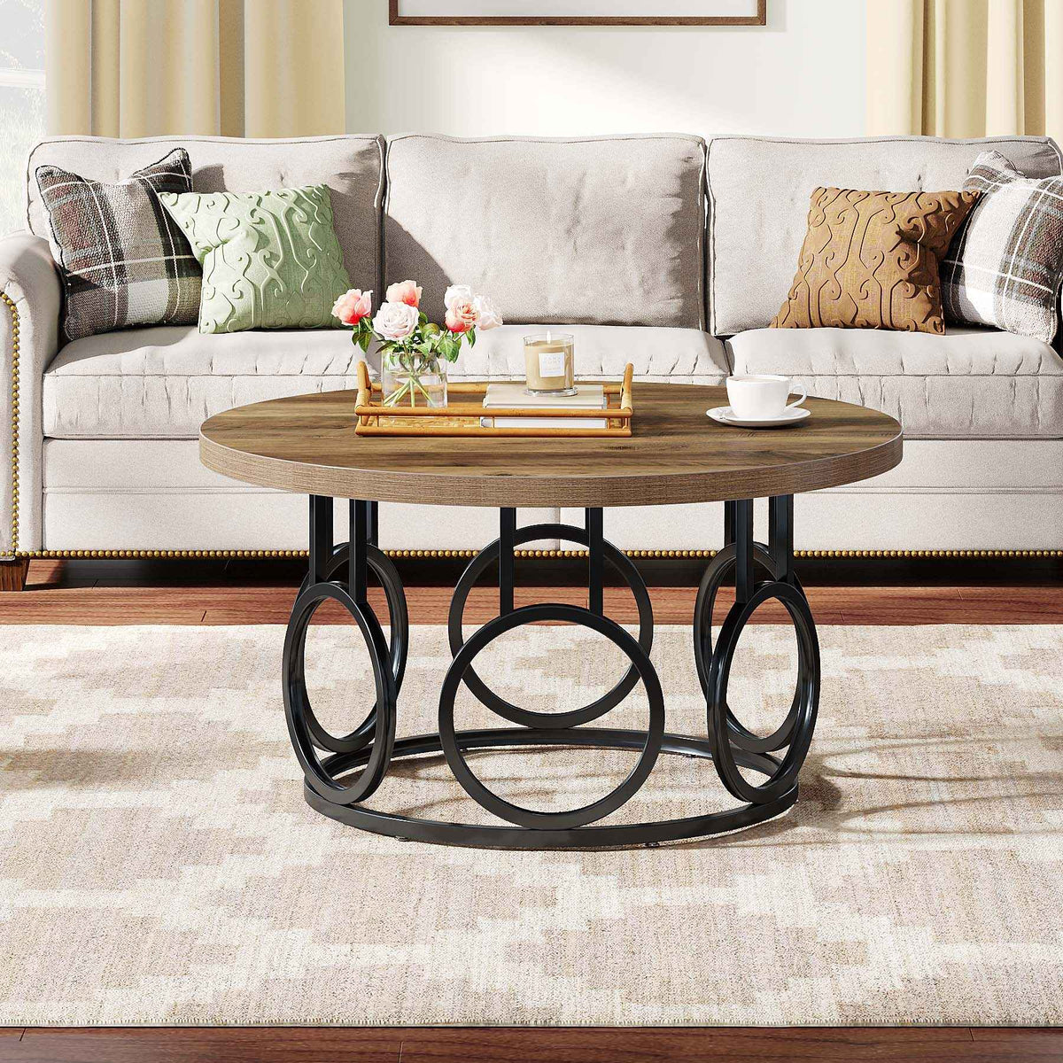 Oluzar Living Lounge Coffee Snack Serving Center Table