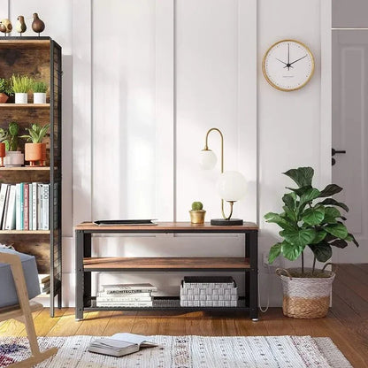 Vintage TV Living Lounge Entryway Room Console Table