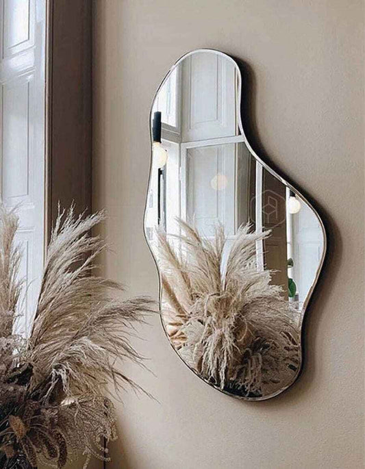 Luminous Edge wave mirror