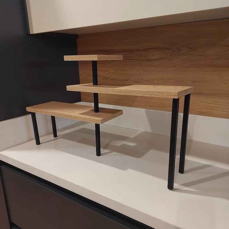 Ziggy Zone Corner Kitchen Spice Salt Organizer Storage Shelf Rack